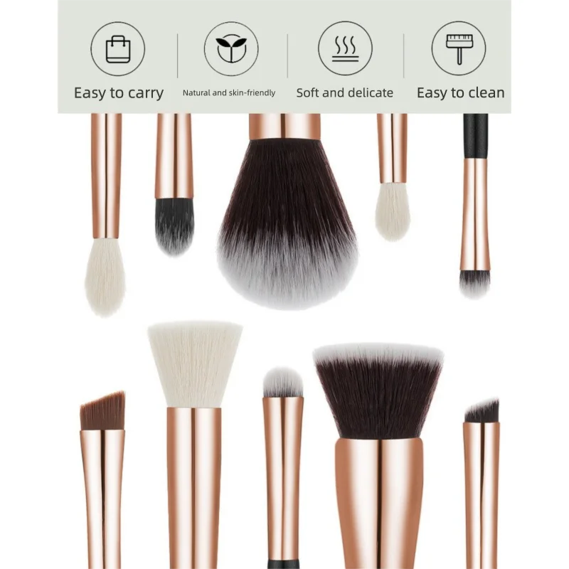 Zoreya Makeup Setting Kit with 25 Brushes Eyeshadow Concealer Powder Cross-Border Certified Complete Makeup Brushes Set
Zoreya Makeup Setting Kit with 25 Brushes Eyeshadow Concealer Powder Cross-Border Certified Complete Makeup Brushes Set