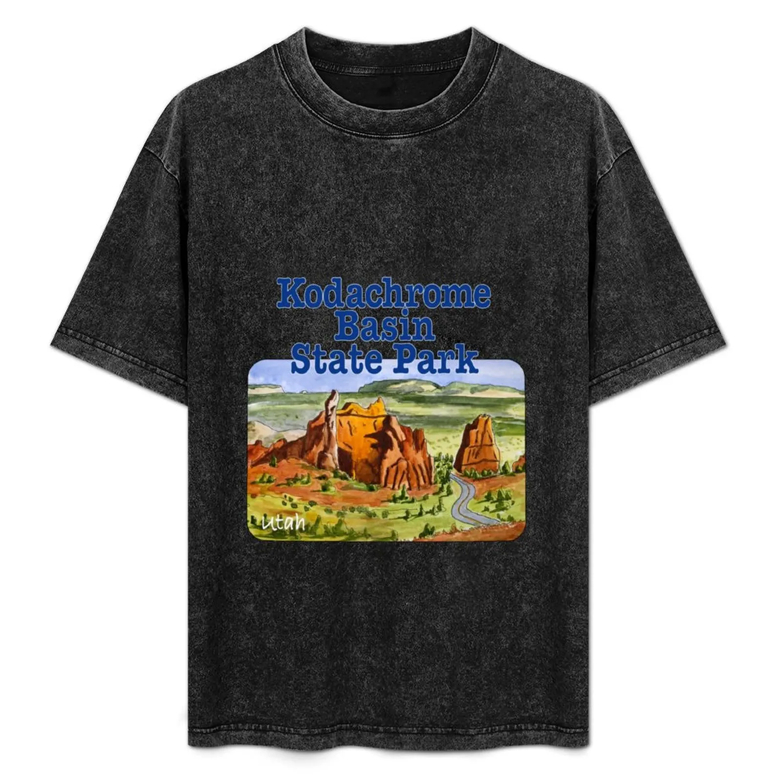 Kodachrome Basin State Park, Utah T-Shirt Vintage Print Crew Neck Tee
Kodachrome Basin State Park, Utah T-Shirt Vintage Print Crew Neck Tee