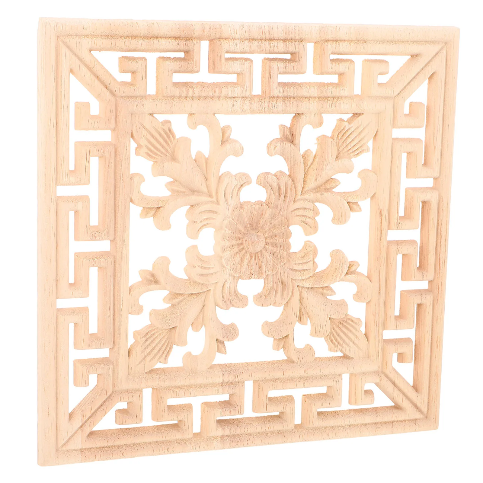 Wooden Carved Appliques Square Unpainted Solid Wood Cabinet Door Furniture Decoration DIY 20cm Wood Applique Onlays Decal
Wooden Carved Appliques Square Unpainted Solid Wood Cabinet Door Furniture Decoration DIY 20cm Wood Applique Onlays Decal