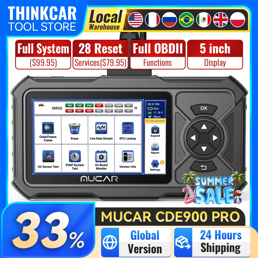 MUCAR CDE900 PRO Diagnostic tools for Auto Obd2 Coder Reader Diagnosis Cars Lifetime Free Update OBD2 Scanner Tools for Mechanic
MUCAR CDE900 PRO Diagnostic tools for Auto Obd2 Coder Reader Diagnosis Cars Lifetime Free Update OBD2 Scanner Tools for Mechanic