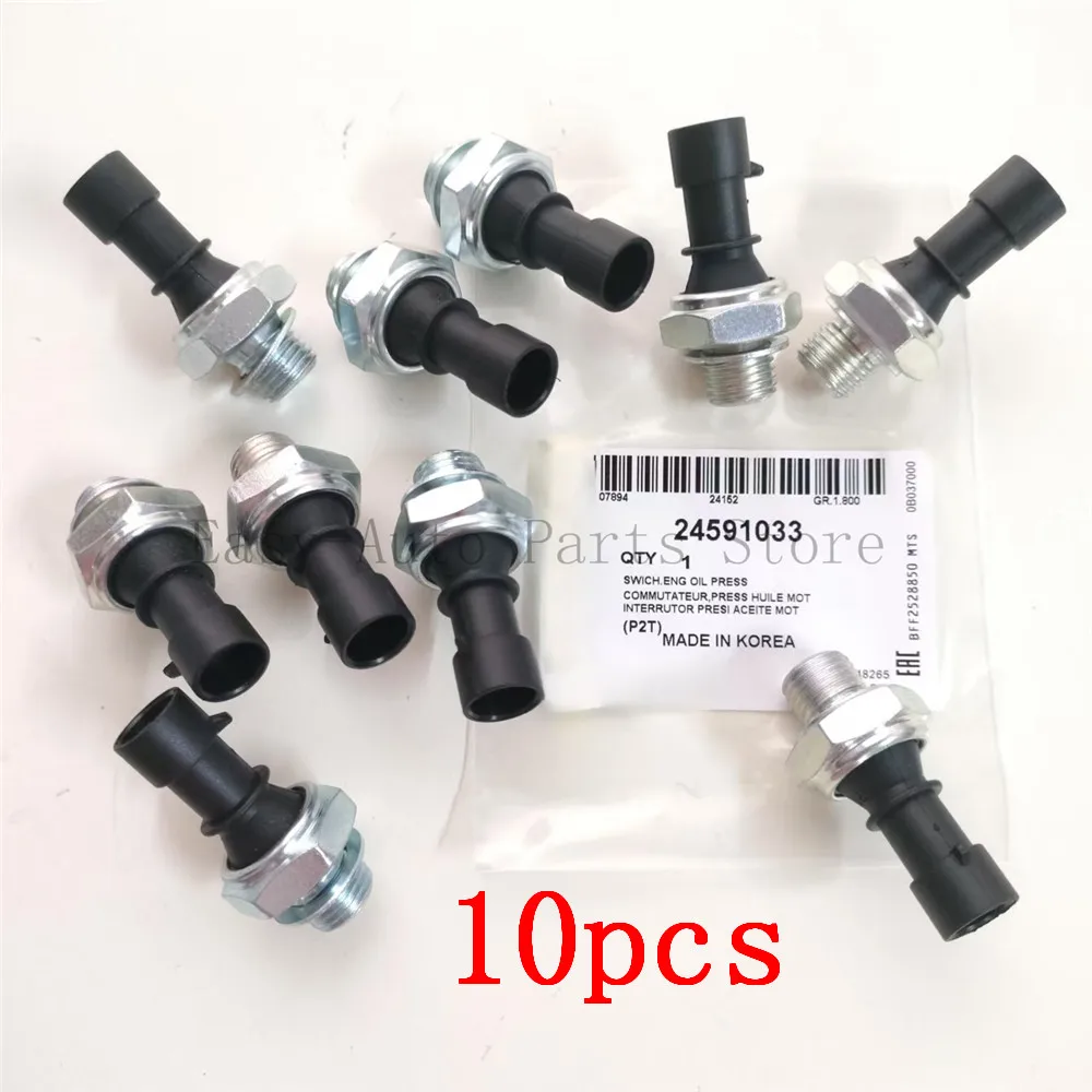 10pcs 24591033 Oil Pressure Switch Sensor 96494264 90336039 For OPEL Antara 1.6L Frontera for Chevrolet Captiva Epica Kalos ASSY 
10pcs 24591033 Oil Pressure Switch Sensor 96494264 90336039 For OPEL Antara 1.6L Frontera for Chevrolet Captiva Epica Kalos ASSY