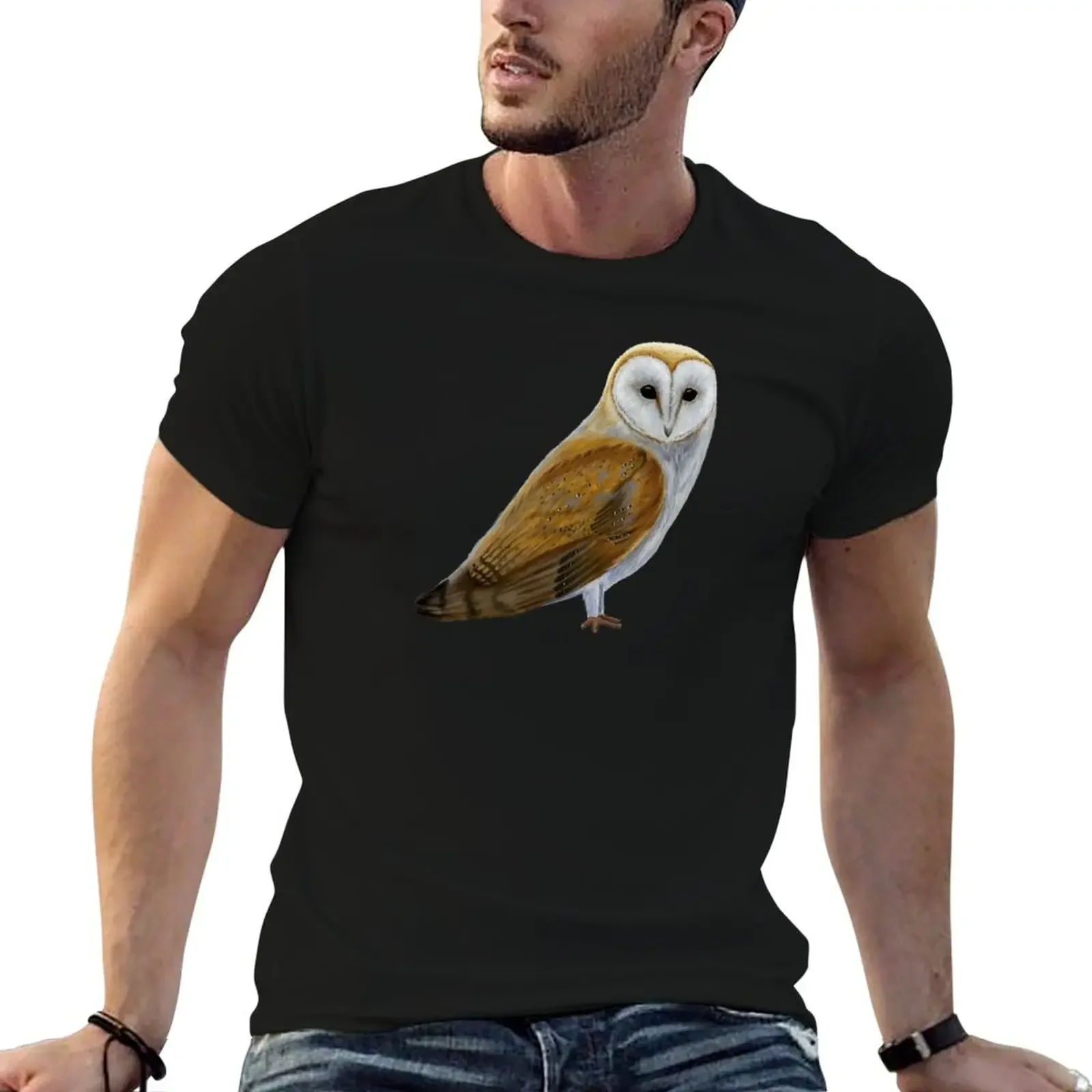 Barn owl T-Shirt custom t shirt animal prinfor boys tops tees shirts men graphic
Barn owl T-Shirt custom t shirt animal prinfor boys tops tees shirts men graphic