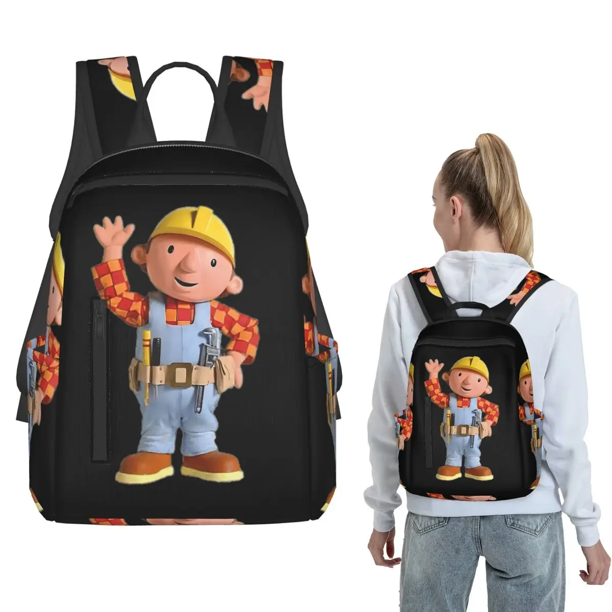Bob Le Bricoleur Backpack Large Capacity Boys Girls BookBag School Bag Shoulder Bags for Men Women
Bob Le Bricoleur Backpack Large Capacity Boys Girls BookBag School Bag Shoulder Bags for Men Women