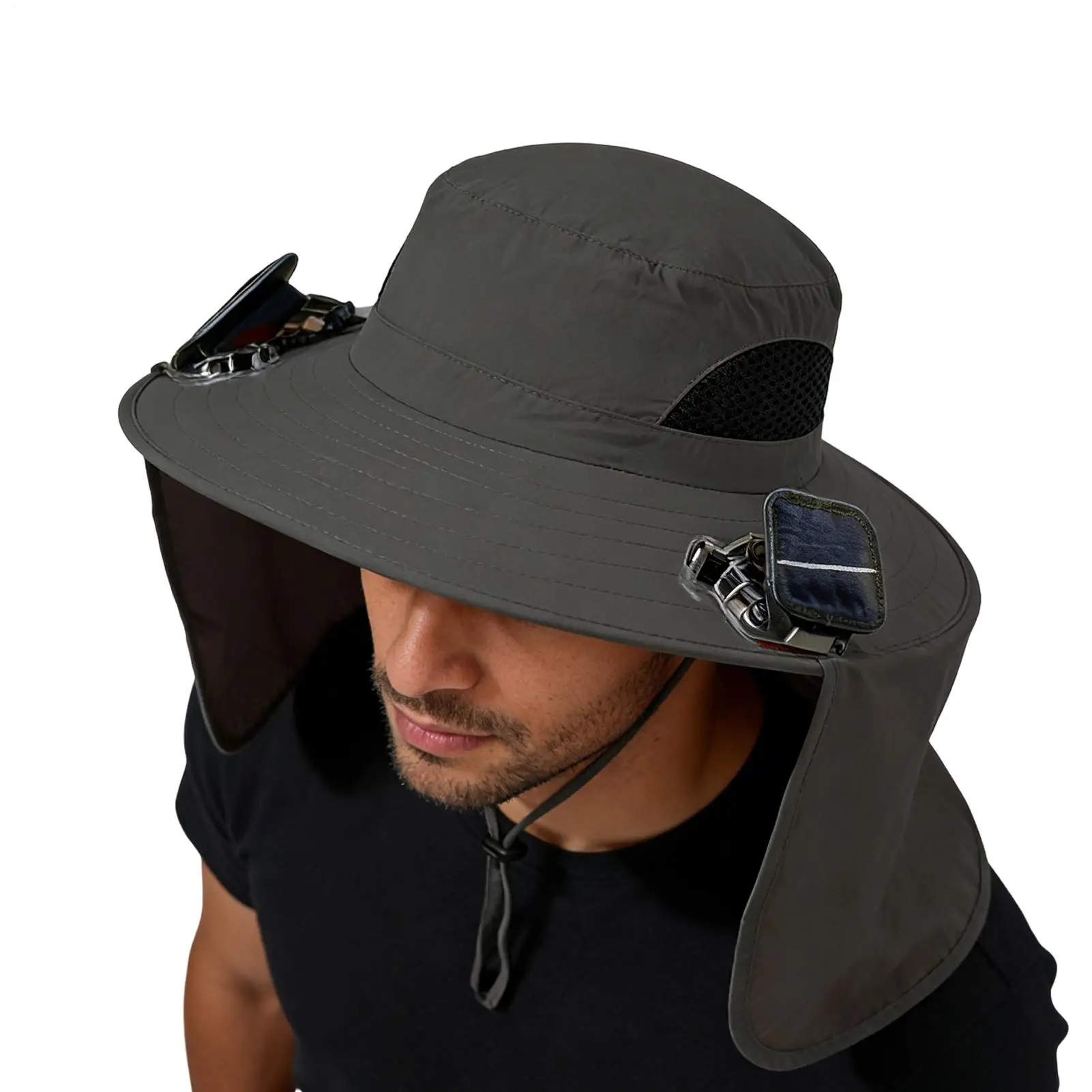 Hat With Fans Solar Power UV Protection Breathable Headgear Foldable Fishing Hat With 2 Solar Fans For Women Men Gardening
Hat With Fans Solar Power UV Protection Breathable Headgear Foldable Fishing Hat With 2 Solar Fans For Women Men Gardening