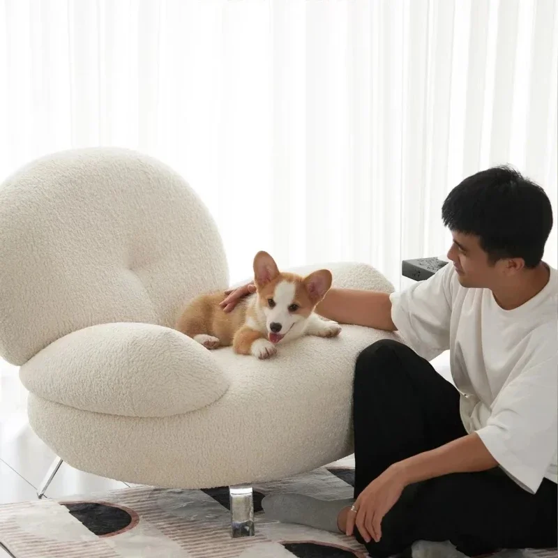 Sofa, single person living room, cream white lamb fur sofa chair, flower sea leisure chair HOT SALES
Sofa, single person living room, cream white lamb fur sofa chair, flower sea leisure chair HOT SALES