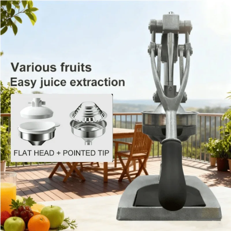 Home multifunctional slow juicer juice extractor flat head/pointed dual design easy to clean manual press juicer
Home multifunctional slow juicer juice extractor flat head/pointed dual design easy to clean manual press juicer