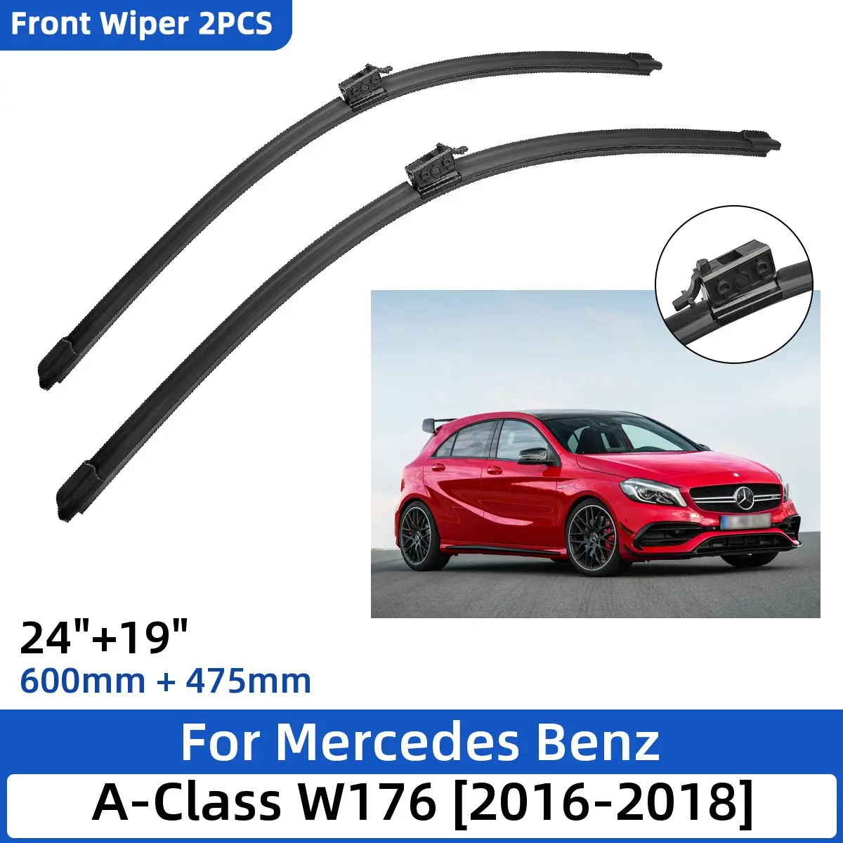 Щетки стеклоочистителя передние для Mercedes Benz A-Class W176 2016-2018 24 + 19 дюймов, 2 шт., аксессуары для стеклоочистителя 2018
Щетки стеклоочистителя передние для Mercedes Benz A-Class W176 2016-2018 24 + 19 дюймов, 2 шт., аксессуары для стеклоочистителя 2018