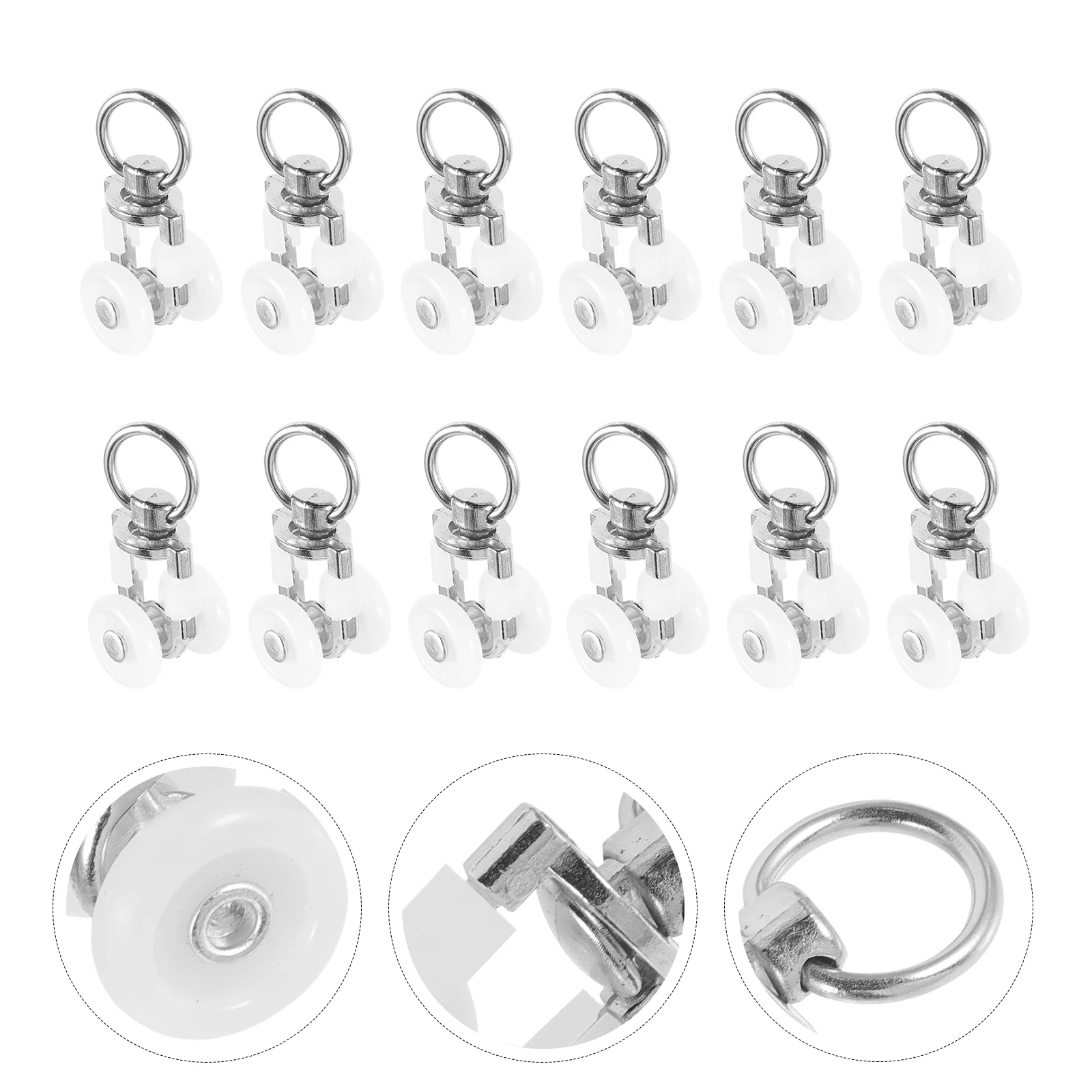20 Pcs Drapery Carrier Slides Curtain Track Pulley Motorized Roller Blinds Wheel for
20 Pcs Drapery Carrier Slides Curtain Track Pulley Motorized Roller Blinds Wheel for