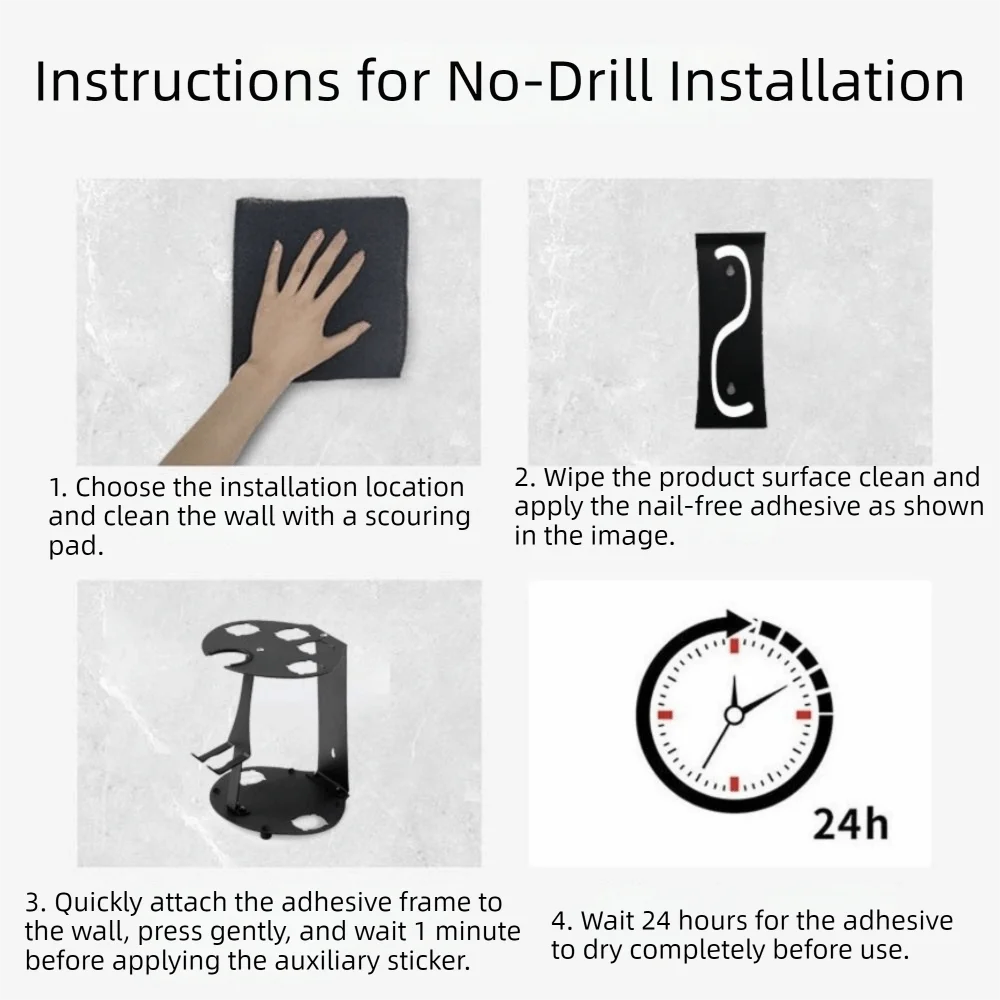 Держатель для плойки без сверления, настенный/настольный, экономящий место, подставка для фена, нескользящий органайзер для инструментов для укладки волос
Держатель для плойки без сверления, настенный/настольный, экономящий место, подставка для фена, нескользящий органайзер для инструментов для укладки волос