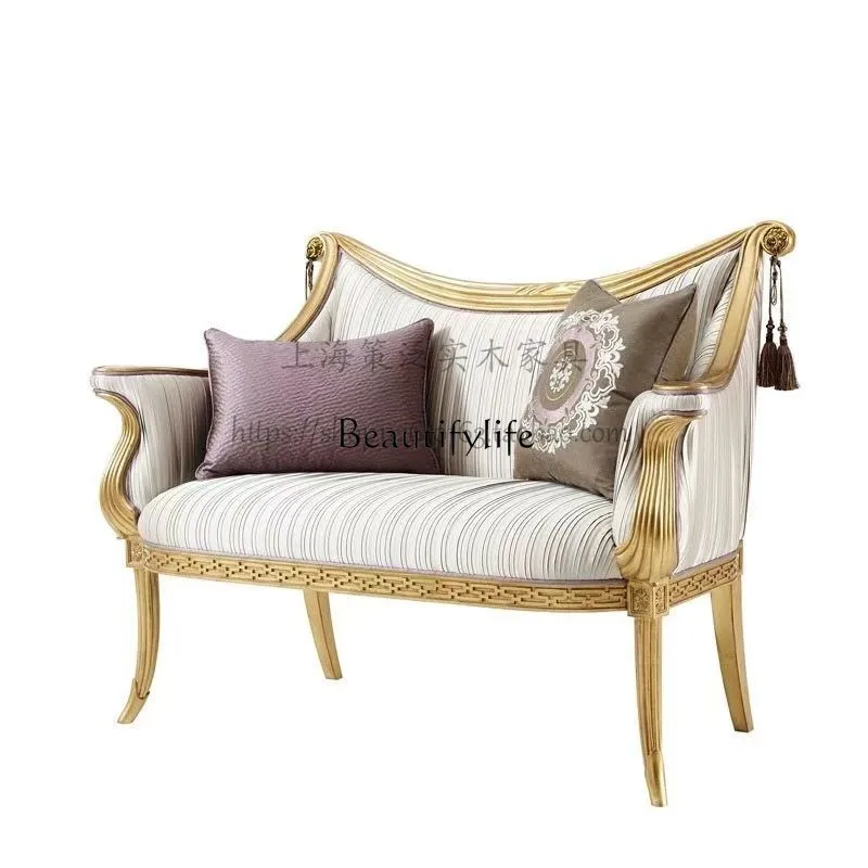 European solid wood carving flower living room double sofa British neoclassical three-dimensional
European solid wood carving flower living room double sofa British neoclassical three-dimensional