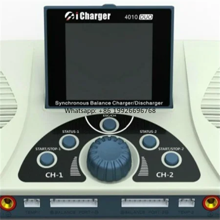 ICharger 4010DUO 10S X 2, 40A 2000W Dual Ports Balance Charger/ Discharger for RC Robots/ Agricultural Spray Robot manufacturer
ICharger 4010DUO 10S X 2, 40A 2000W Dual Ports Balance Charger/ Discharger for RC Robots/ Agricultural Spray Robot manufacturer