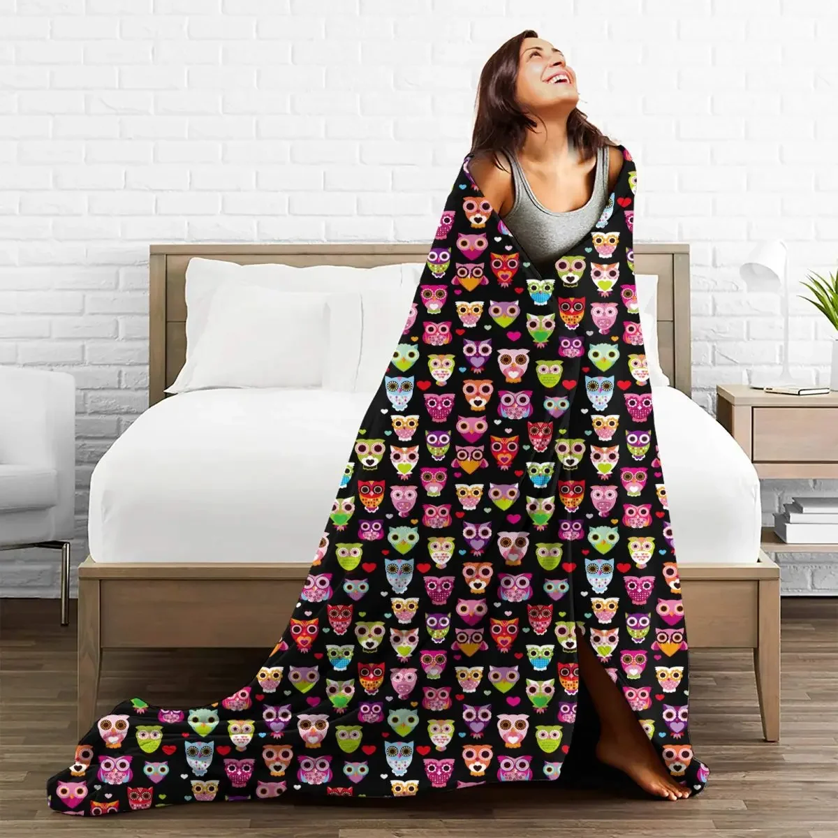 Owl Animal Plaid Baby Blanket Sofa Cover Velvet Summer Cartoon Breathable Collage Soft Throw Blankets for Sofa Car Bedspread
Owl Animal Plaid Baby Blanket Sofa Cover Velvet Summer Cartoon Breathable Collage Soft Throw Blankets for Sofa Car Bedspread