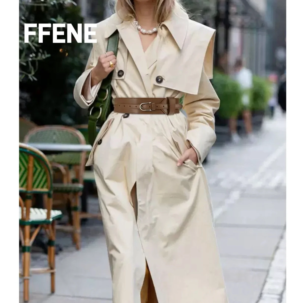 Leather skirt, outer jacket, adjustable, simple yet versatile design with a wide belt, luxurious feel, genuine leather material
Leather skirt, outer jacket, adjustable, simple yet versatile design with a wide belt, luxurious feel, genuine leather material