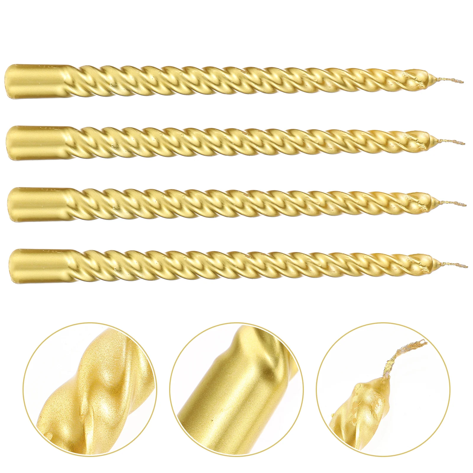 4 Pcs Colorful Threaded Holder Scented Tall Taper Candles Valentine's Day Party Fragrance Paraffin Long Decorative Gift
4 Pcs Colorful Threaded Holder Scented Tall Taper Candles Valentine's Day Party Fragrance Paraffin Long Decorative Gift