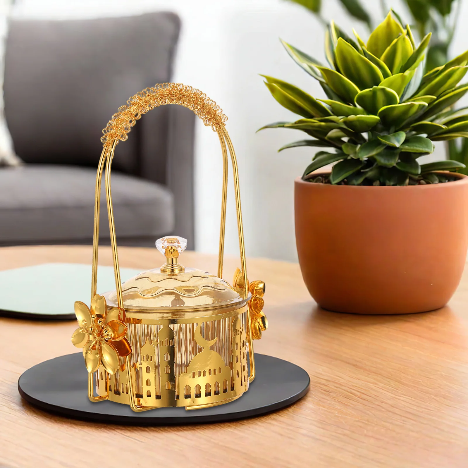 Eid Mubarak Candy Dish Middle Eastern Tray Lid Ramadan Snack Storage Bowl Islamic Party Serving Platter Decorative Food
Eid Mubarak Candy Dish Middle Eastern Tray Lid Ramadan Snack Storage Bowl Islamic Party Serving Platter Decorative Food