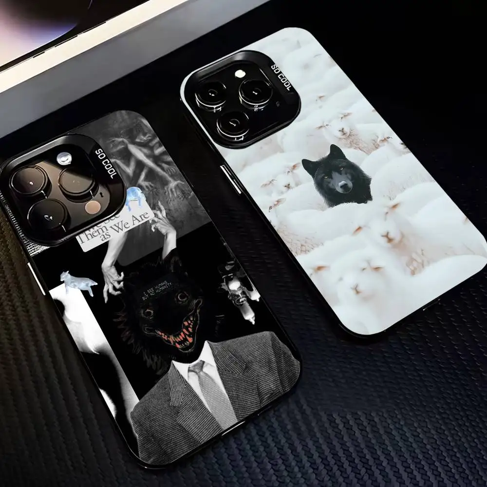 Sheep in wolfs clothing art Phone Case For iPhone17 16 15 14 13 12 Pro Max Grey Black Matte Laser Metallic Aurora Funda
Sheep in wolfs clothing art Phone Case For iPhone17 16 15 14 13 12 Pro Max Grey Black Matte Laser Metallic Aurora Funda