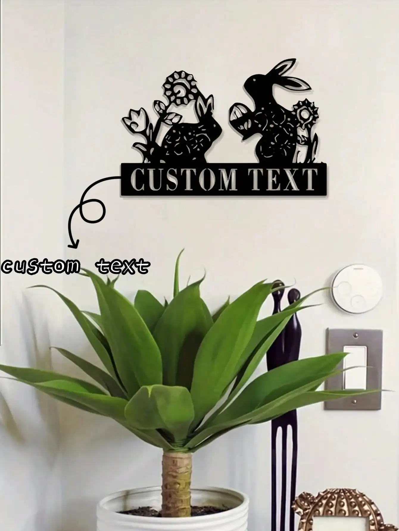 Easter Metal Wall Art, Custom Rabbit Flower Design, Indoor Outdoor Home Decor, Laser Cut Gift
Easter Metal Wall Art, Custom Rabbit Flower Design, Indoor Outdoor Home Decor, Laser Cut Gift