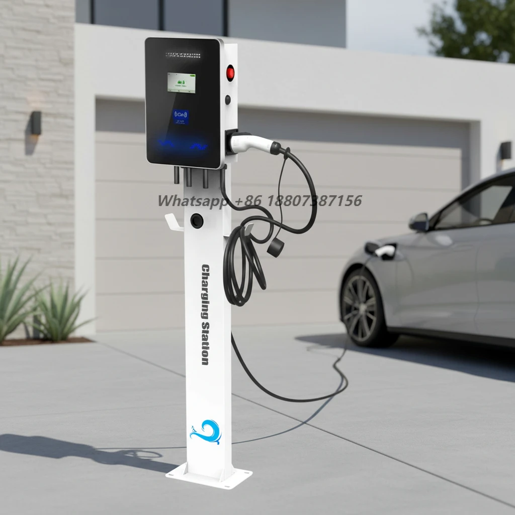 HJ Smart App Controlled EV Charger 11kW WiFi Wallbox Charging Station Type 2
HJ Smart App Controlled EV Charger 11kW WiFi Wallbox Charging Station Type 2