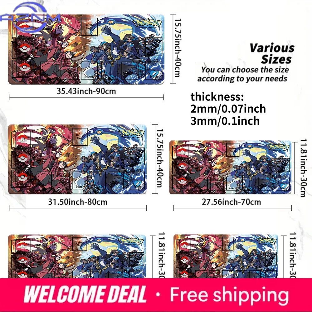 Primal Groudon Vs Primal Kyogre Pokemon TCG Battle Playmat Large Non-Slip Gaming Desk Mouse Pad Table Mat
Primal Groudon Vs Primal Kyogre Pokemon TCG Battle Playmat Large Non-Slip Gaming Desk Mouse Pad Table Mat