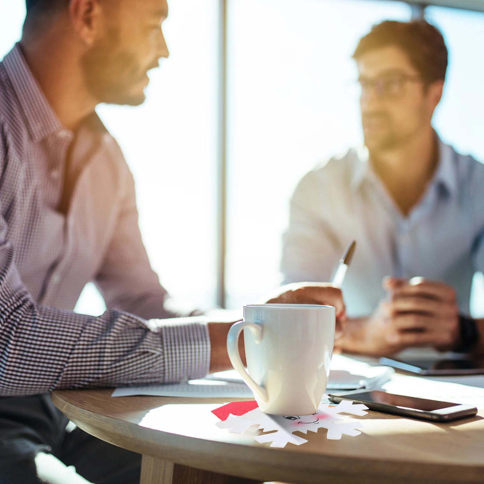 10Pcs Christmas Snowflake Cup Mats Heat-Resistant Non-Woven Fabric Coasters Xmas Hat Insulation Pads for Home Cafe Picnic
10Pcs Christmas Snowflake Cup Mats Heat-Resistant Non-Woven Fabric Coasters Xmas Hat Insulation Pads for Home Cafe Picnic