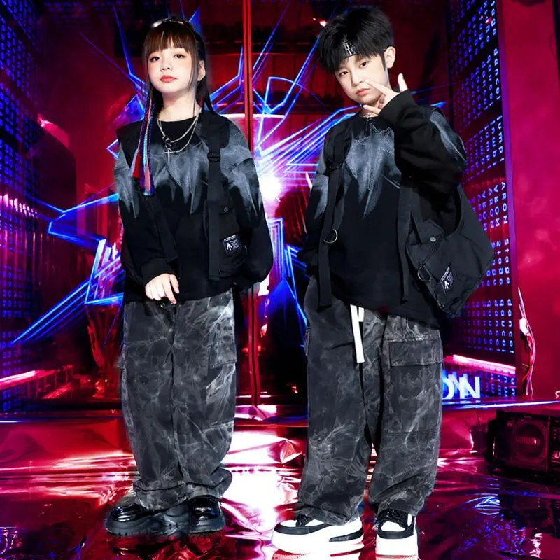 Танцевальные костюмы в стиле хип-хоп для девочек, свободный жилет, брюки в стиле хип-хоп, костюм для мальчиков, джаз, современный танцевальный костюм, одежда для сцены, рейва
Танцевальные костюмы в стиле хип-хоп для девочек, свободный жилет, брюки в стиле хип-хоп, костюм для мальчиков, джаз, современный танцевальный костюм, одежда для сцены, рейва