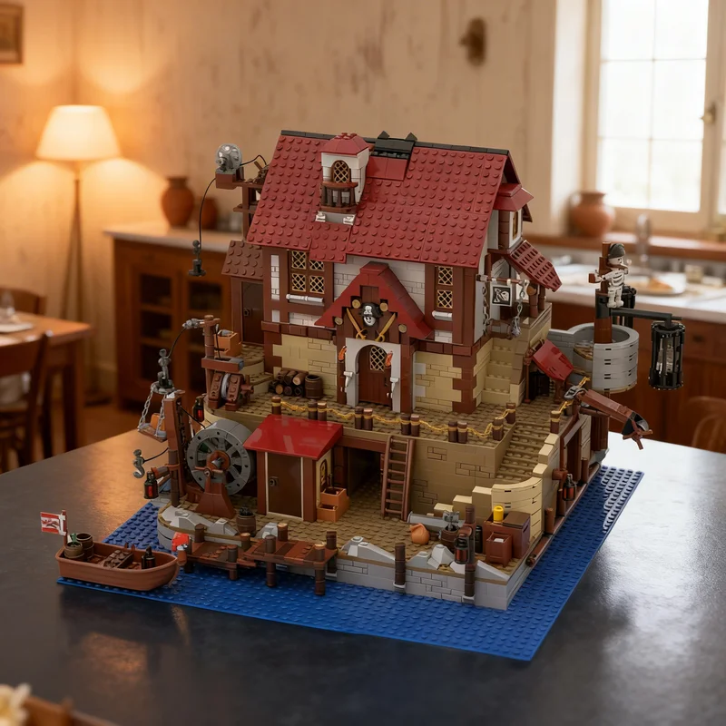 2869pcs MOC The Pub Pirates Model Building Blocks Construction Toy Assemble Christmas Gift Creative DIY Idea Toys Architecture
2869pcs MOC The Pub Pirates Model Building Blocks Construction Toy Assemble Christmas Gift Creative DIY Idea Toys Architecture