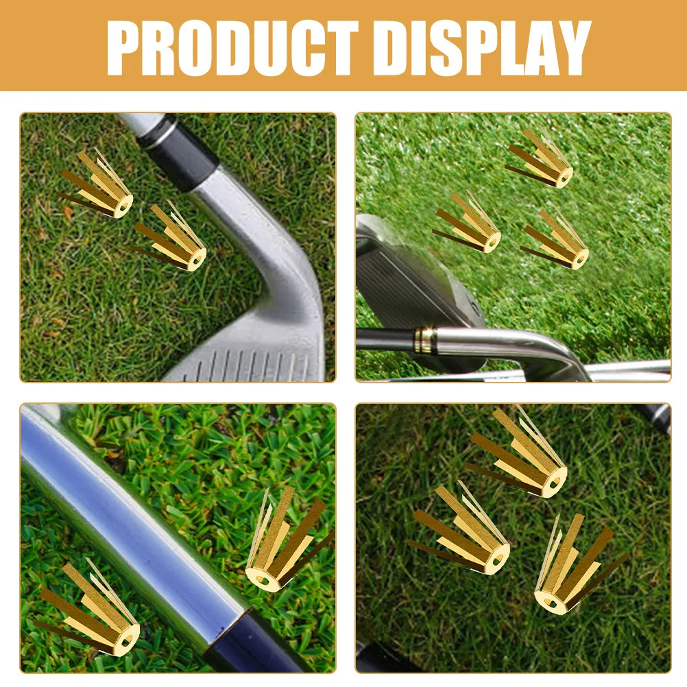 5Pcs Brass Golf Shaft Adapter Shims Octopus Style Universal Compatibility Soft Flexible Material Protects Club Surface Golf
5Pcs Brass Golf Shaft Adapter Shims Octopus Style Universal Compatibility Soft Flexible Material Protects Club Surface Golf