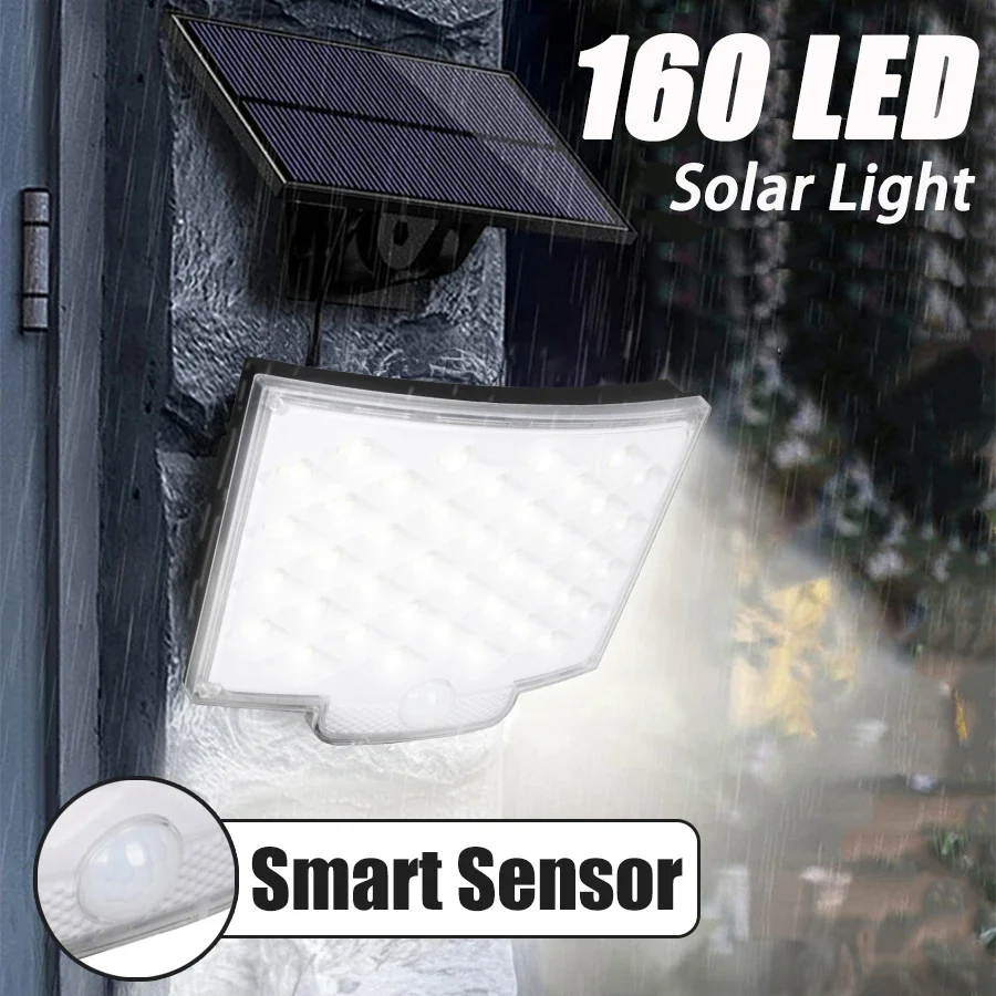 160LED Split Solar Light Outdoor Waterproof with Motion Sensor Floodlight Remote Control 3 Modes for Patio Garage Backyard
160LED Split Solar Light Outdoor Waterproof with Motion Sensor Floodlight Remote Control 3 Modes for Patio Garage Backyard
