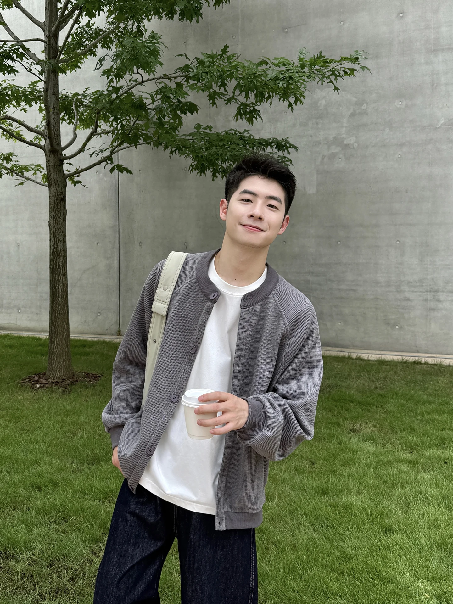 Loose Fit Long Sve Henry Collar ey Marle Knit Cardigan Jaet for Men Casual Sle Autumn Outerwear Easy Care Polyester
Loose Fit Long Sve Henry Collar ey Marle Knit Cardigan Jaet for Men Casual Sle Autumn Outerwear Easy Care Polyester