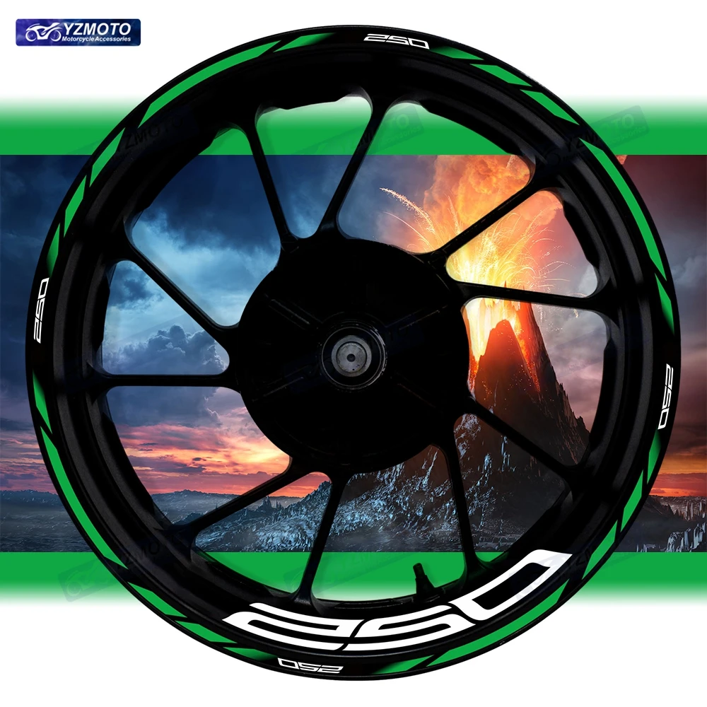 For Z250 Motorcycle 17 Inch Front And Rear Wheel Sticker Hub Decal Racing Modified Decorative Reflective Waterproof Rim Stickers
For Z250 Motorcycle 17 Inch Front And Rear Wheel Sticker Hub Decal Racing Modified Decorative Reflective Waterproof Rim Stickers