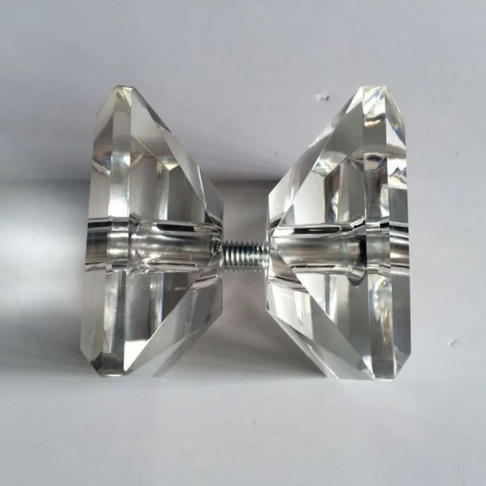Modern Square Crystal handle glass door kitchen bathroom door Big handle Pulls Furniture handle 1Pair (Diameter:60/80mm)
Modern Square Crystal handle glass door kitchen bathroom door Big handle Pulls Furniture handle 1Pair (Diameter:60/80mm)