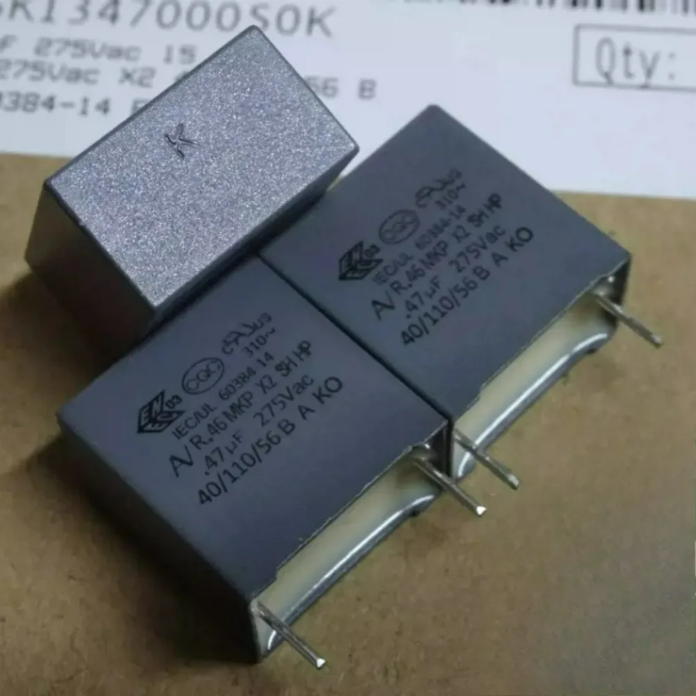 10pcs/lot AV R46 0.47uf 275VAC 470nf u47 474 Brand New 15mm Film Capacitor (Height: 18mm) R46KI347000S
10pcs/lot AV R46 0.47uf 275VAC 470nf u47 474 Brand New 15mm Film Capacitor (Height: 18mm) R46KI347000S