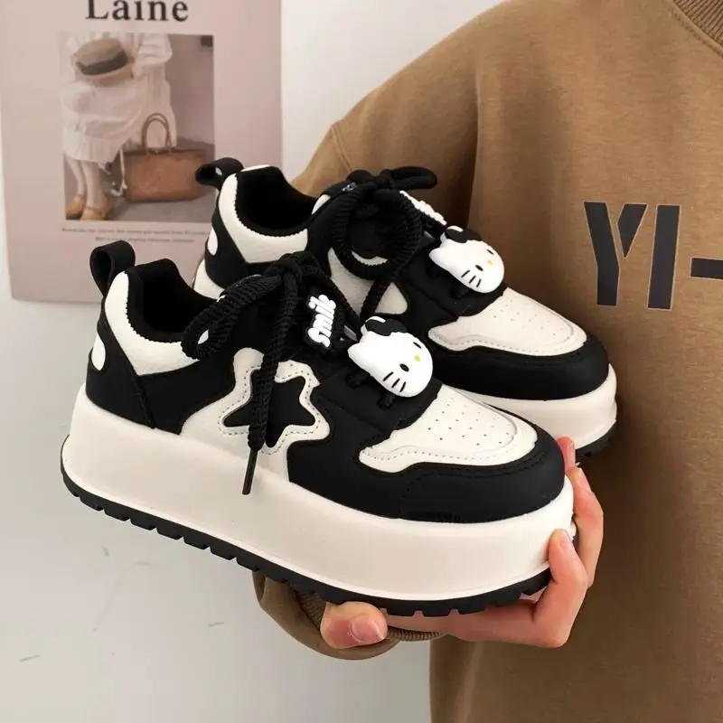 Cute Hello Kitty Stars Bread Shoes Sanrio Kawaii Anime Girl Summer Sweet Cute Cartoon All-Match Thick Sole Casual Shoes Kid Gift
Cute Hello Kitty Stars Bread Shoes Sanrio Kawaii Anime Girl Summer Sweet Cute Cartoon All-Match Thick Sole Casual Shoes Kid Gift