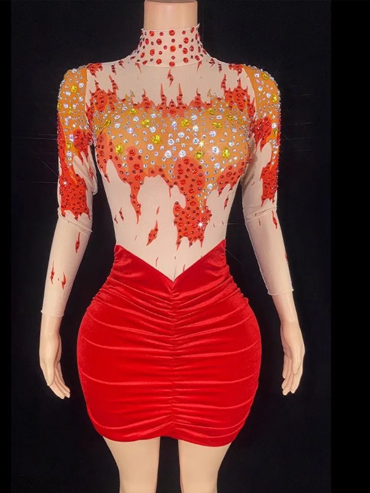 High Quality Hot Diamond Mesh Patchwork Elastic Hip Wrap Dress 2024 New Fashion Custom Women'S Clothing
High Quality Hot Diamond Mesh Patchwork Elastic Hip Wrap Dress 2024 New Fashion Custom Women'S Clothing
