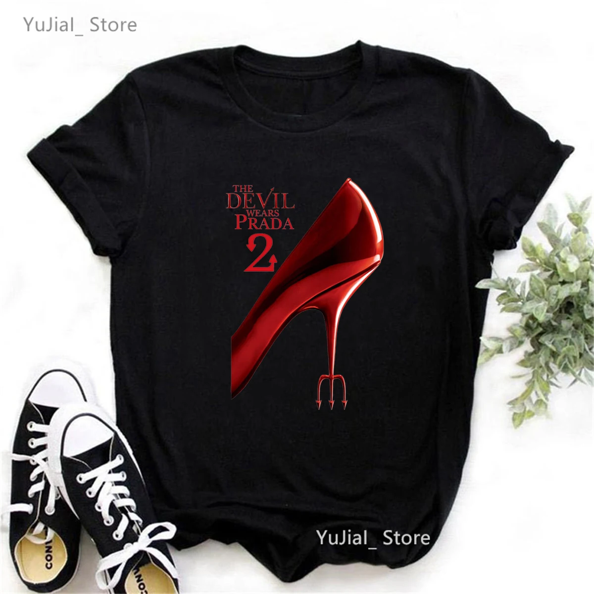 Women's Tshirt Girls The Devil Wears Prada 2 printed T Shirt Girls Red High Heel Fashion T-Shirt Summer Short Sleeve Shirt
Women's Tshirt Girls The Devil Wears Prada 2 printed T Shirt Girls Red High Heel Fashion T-Shirt Summer Short Sleeve Shirt