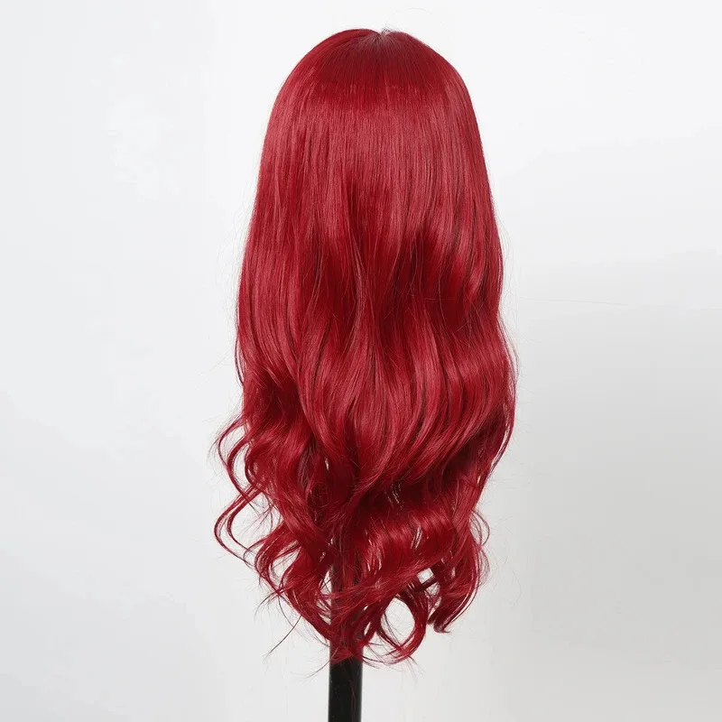 Wig Red Synthetic Wigs Long Body Wavy Wig Natural Hairline Daily Red Hair Heat Resistant Fiber Smooth Party Cosplay Wig
Wig Red Synthetic Wigs Long Body Wavy Wig Natural Hairline Daily Red Hair Heat Resistant Fiber Smooth Party Cosplay Wig