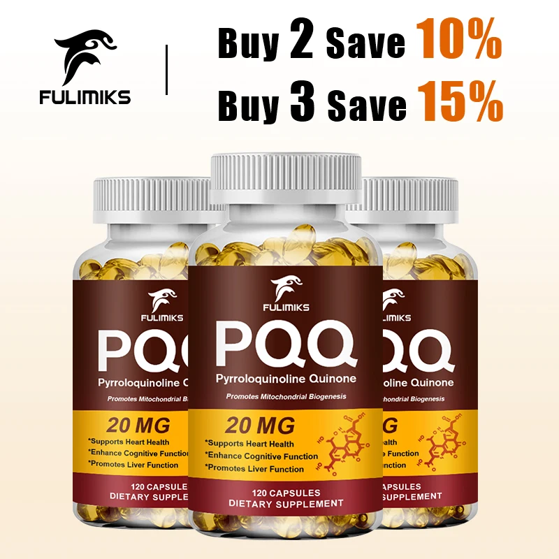 PQQ Supplement, with Bacopa Monnieri & L-Theanine, Supports Brain Health, Memory, Focus, Stress Relief for Students & Adults
PQQ Supplement, with Bacopa Monnieri & L-Theanine, Supports Brain Health, Memory, Focus, Stress Relief for Students & Adults