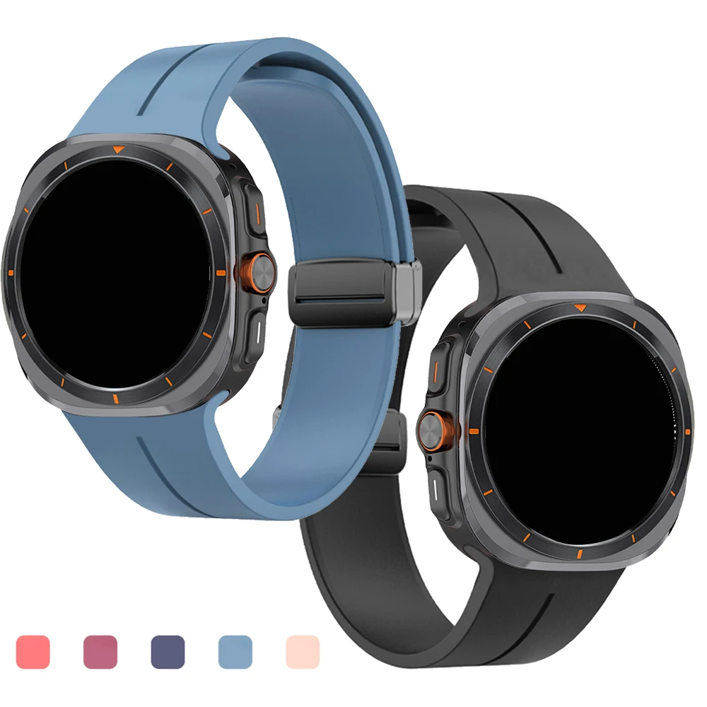 Magnetic buckle Silicone Strap For Samsung Galaxy Watch 7 Ultra 47mm Watch band Bracelet for Galaxy 7 Ultra 47mm Accessories
Magnetic buckle Silicone Strap For Samsung Galaxy Watch 7 Ultra 47mm Watch band Bracelet for Galaxy 7 Ultra 47mm Accessories