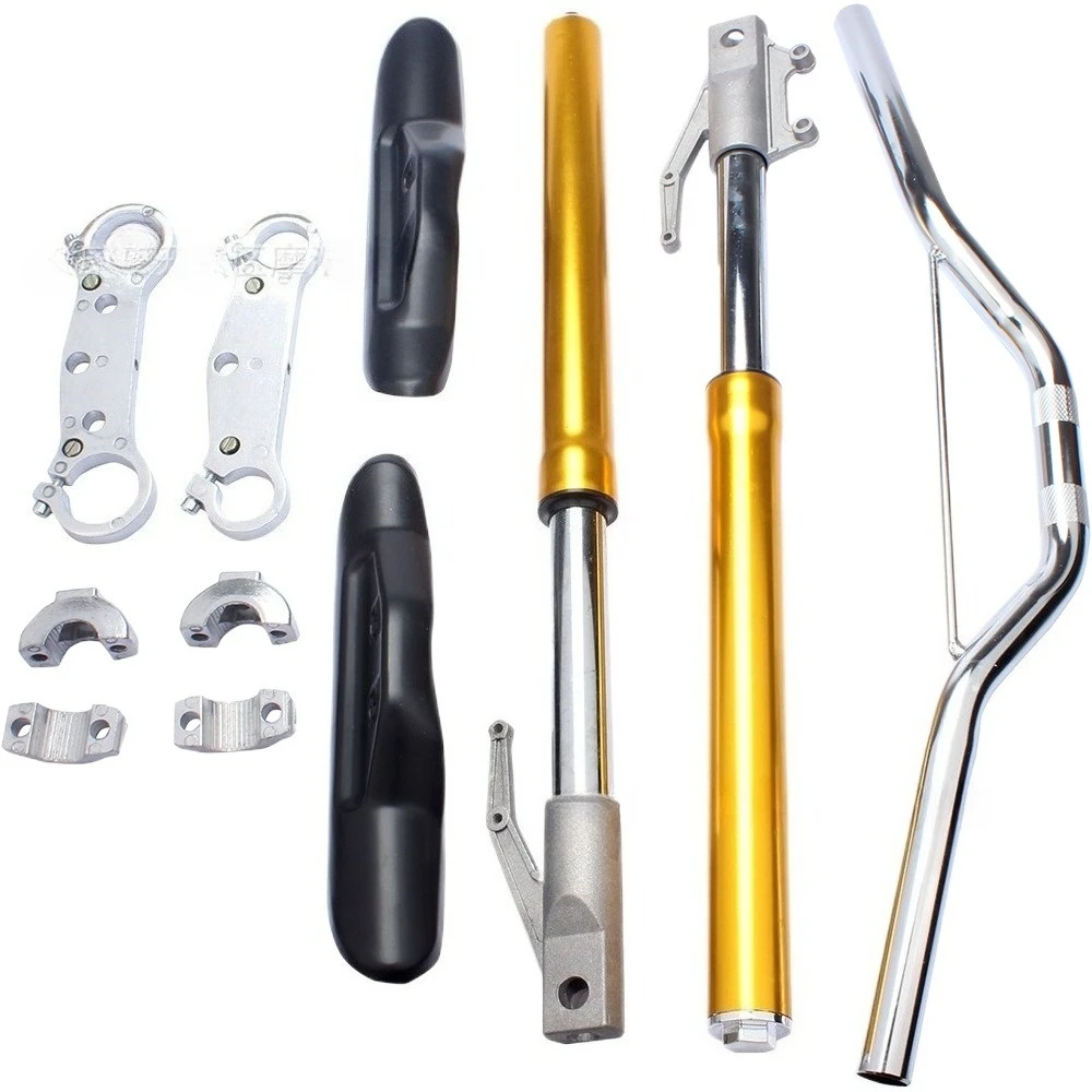 Mini Motorcycle 47/49cc Two-stroke Off-road Vehicle QG-50 Front Shock Absorber Shock Absorber with Direction Device
Mini Motorcycle 47/49cc Two-stroke Off-road Vehicle QG-50 Front Shock Absorber Shock Absorber with Direction Device