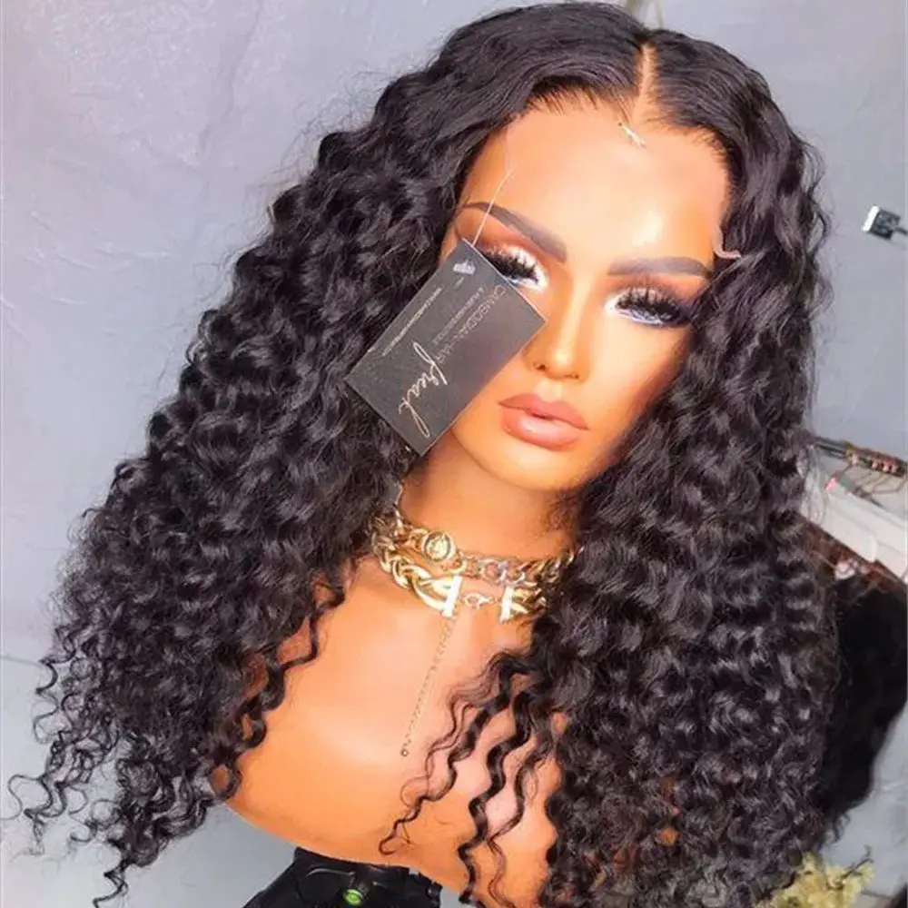26Inch Soft Long Natural Black Kinky Curly Lace Front Wig For Women With Baby Hair Synthetic Preplucked Glueless Daily
26Inch Soft Long Natural Black Kinky Curly Lace Front Wig For Women With Baby Hair Synthetic Preplucked Glueless Daily