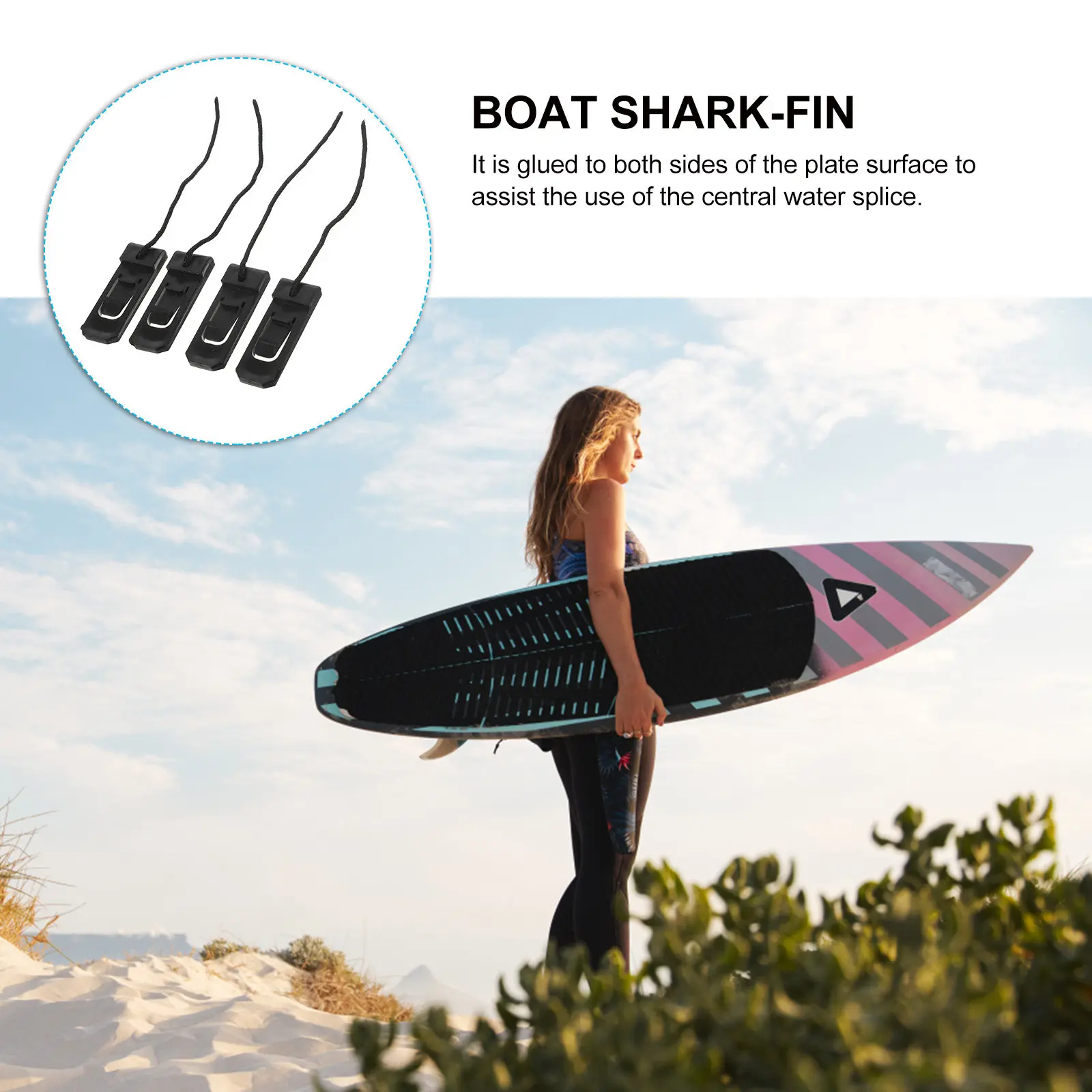4 шт. черных плавников-рыбьих плавников для надувной лодки, в форме акульего плавника, из высокопрочного нейлона, легкие, для серфинга
4 шт. черных плавников-рыбьих плавников для надувной лодки, в форме акульего плавника, из высокопрочного нейлона, легкие, для серфинга
