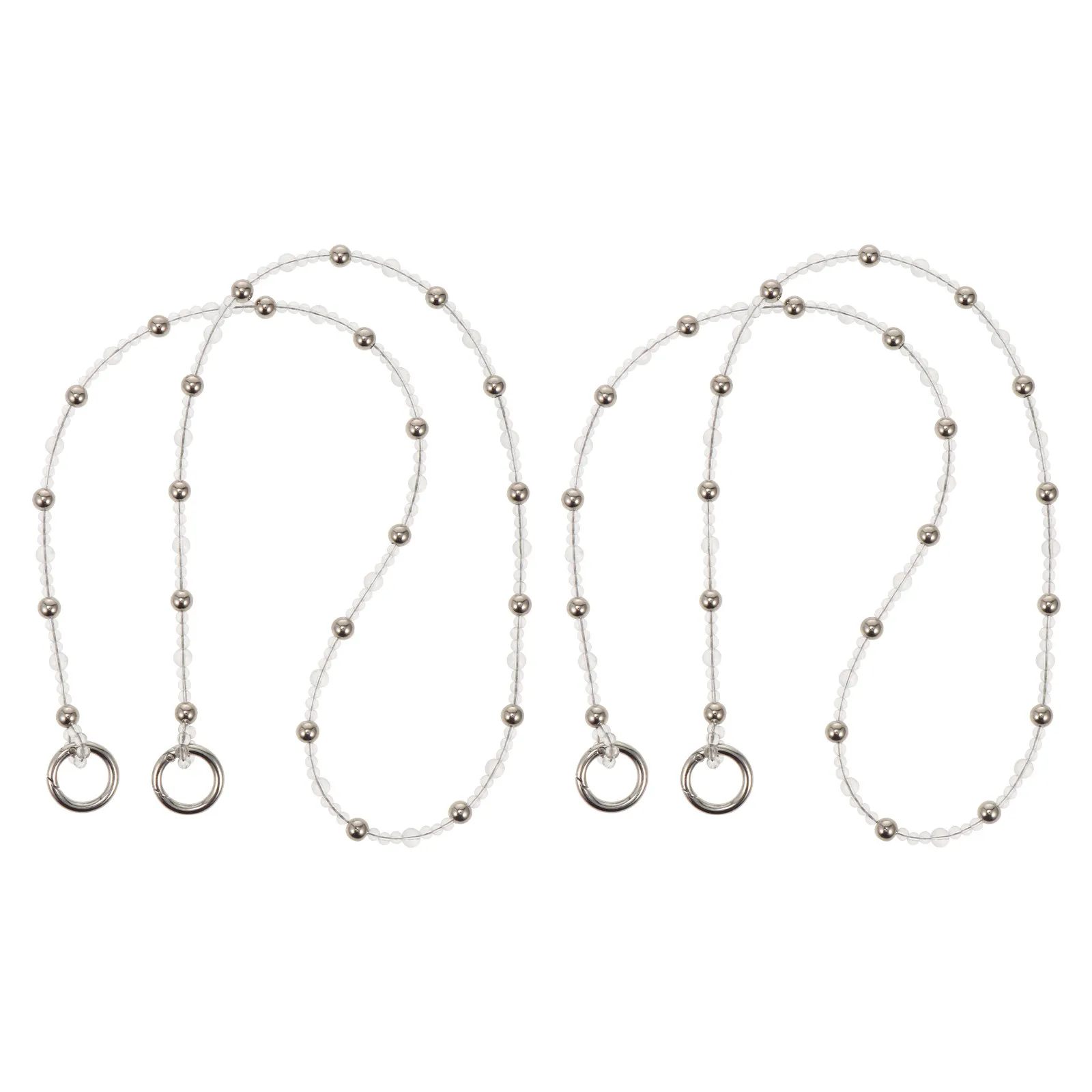 2Pcs Elegant DIY Crystal Bead Bag Chain Durable Acrylic Strap Replacement Accessory for Handbag Crystal Bead Bag Chain
2Pcs Elegant DIY Crystal Bead Bag Chain Durable Acrylic Strap Replacement Accessory for Handbag Crystal Bead Bag Chain