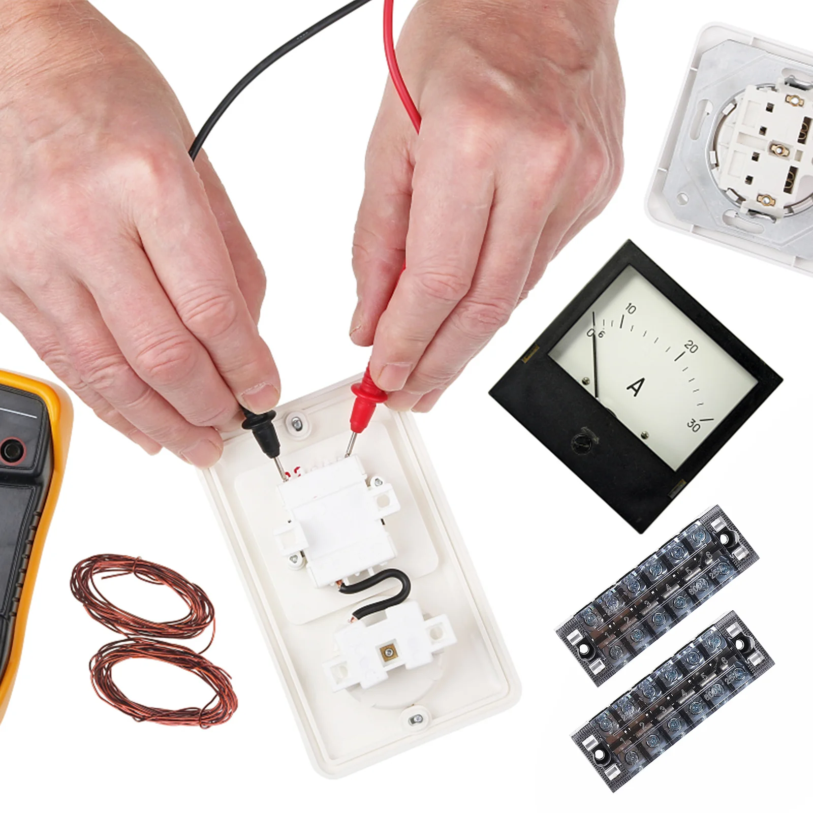 5Pcs Copper Terminal Blocks Dual Row Screw Insulated Terminals Durable Clear Cover Visual Inspection Terminal Block
5Pcs Copper Terminal Blocks Dual Row Screw Insulated Terminals Durable Clear Cover Visual Inspection Terminal Block