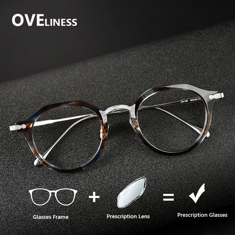 2026 ацетатная титановая оправа для очков, мужские круглые оптические оправы для очков, женские очки для близорукости, очки по рецепту
2026 ацетатная титановая оправа для очков, мужские круглые оптические оправы для очков, женские очки для близорукости, очки по рецепту