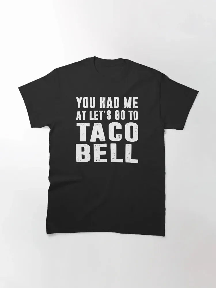 Футболка Let's Go To Taco Bell с графическим рисунком, унисекс, повседневная, удобная, хлопковая, с круглым вырезом, для мужчин и женщин, уличная одежда, футболки с коротким рукавом
Футболка Let's Go To Taco Bell с графическим рисунком, унисекс, повседневная, удобная, хлопковая, с круглым вырезом, для мужчин и женщин, уличная одежда, футболки с коротким рукавом