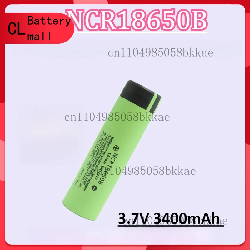 New 3.7V 3400mAh 18650 Battery Lithium-ion for Panasonic NCR18650B Rechargeable Battery Ncr18650b for Flashlight Torch Batteries
New 3.7V 3400mAh 18650 Battery Lithium-ion for Panasonic NCR18650B Rechargeable Battery Ncr18650b for Flashlight Torch Batteries