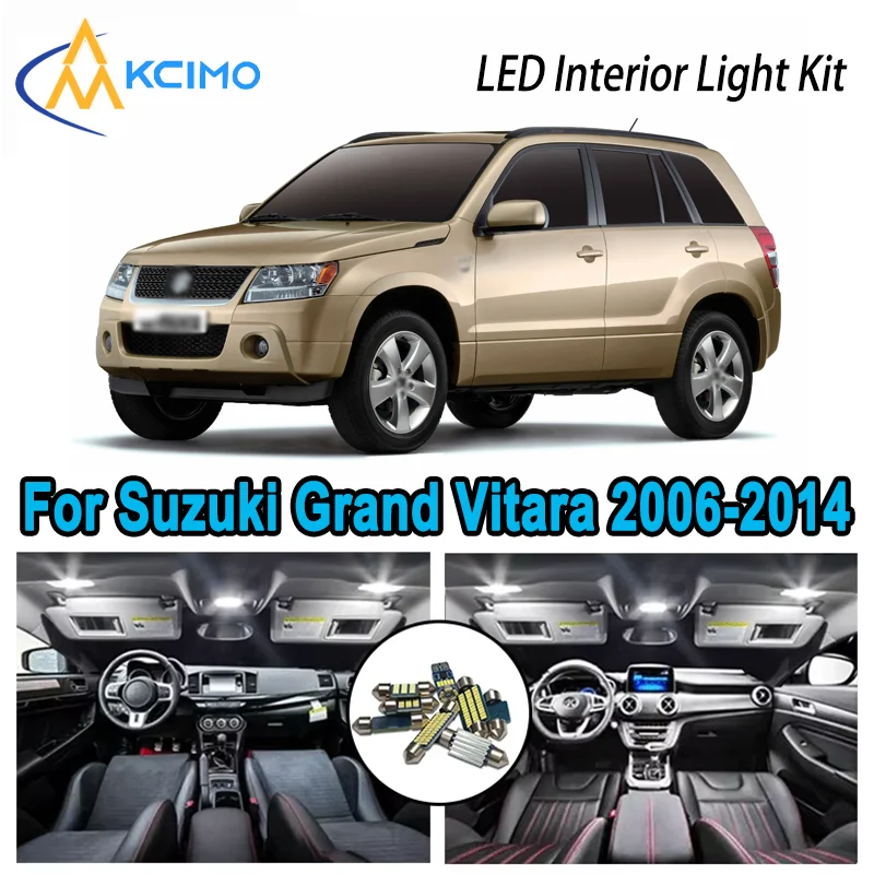 For Suzuki Grand Vitara MK3 2006-2014 2007 Premium Bright LED Interior Dome Map Trunk Light Kit Car Led Lamps Canbus No Error
For Suzuki Grand Vitara MK3 2006-2014 2007 Premium Bright LED Interior Dome Map Trunk Light Kit Car Led Lamps Canbus No Error