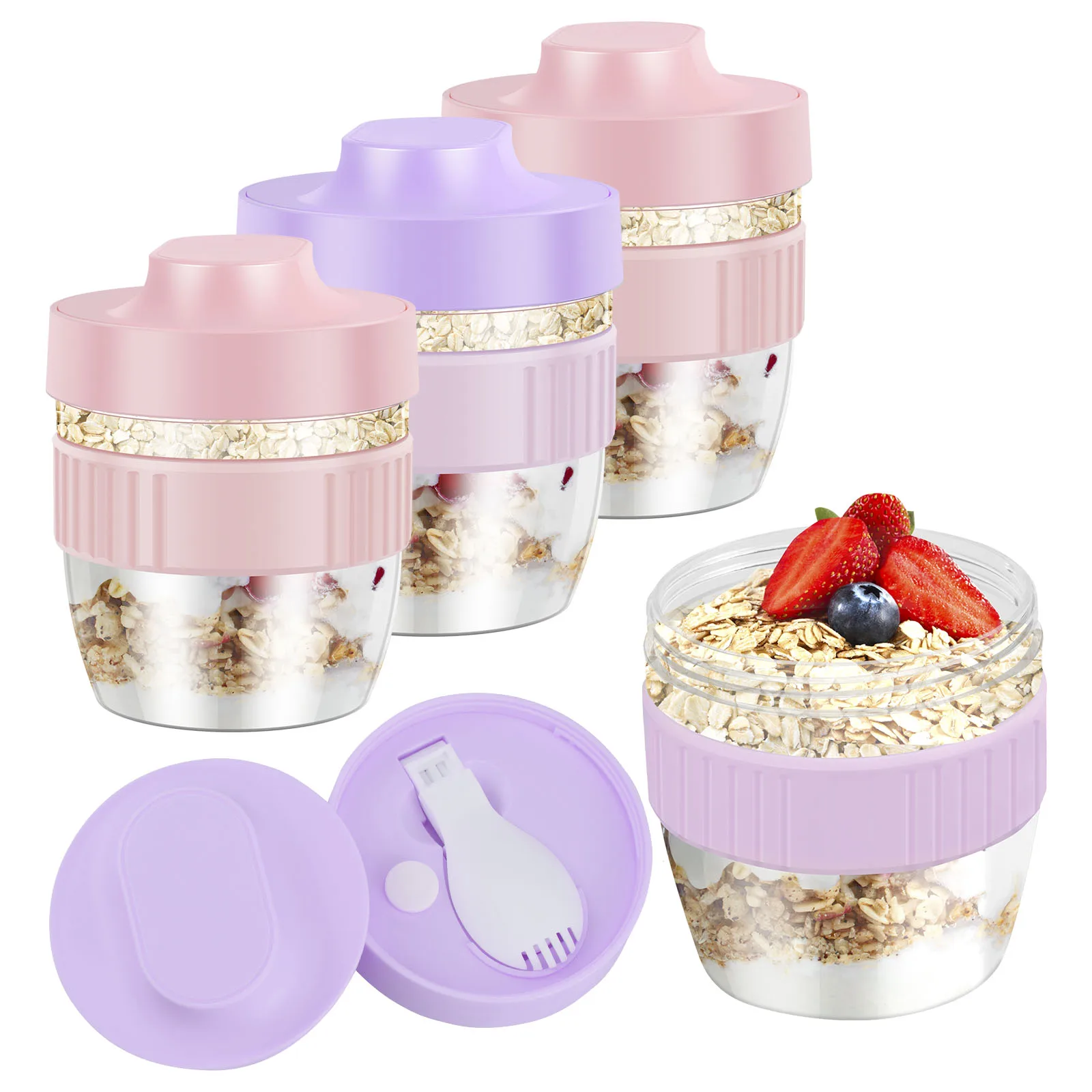 Food Thermal Jar Soup Cup Overnight Oat Cups Portable Breakfast Milk Fruit Salad Sealed Bowl Insulated Container 480ML
Food Thermal Jar Soup Cup Overnight Oat Cups Portable Breakfast Milk Fruit Salad Sealed Bowl Insulated Container 480ML