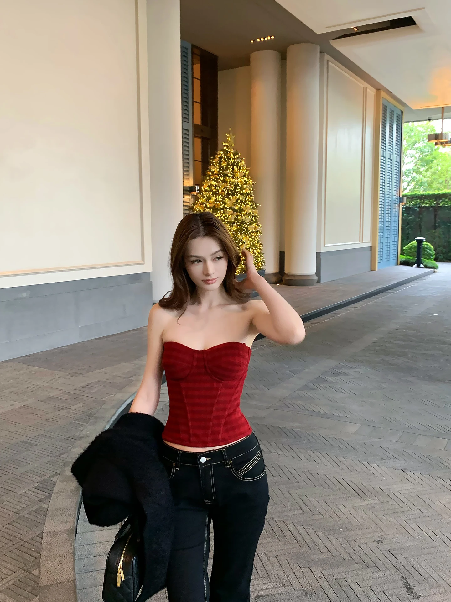 Lienni Vintage Tonal 2025 Winter New Versatile ort Personali Slimming Plaid Inner Wear Tube Top Women's Underwear
Lienni Vintage Tonal 2025 Winter New Versatile ort Personali Slimming Plaid Inner Wear Tube Top Women's Underwear