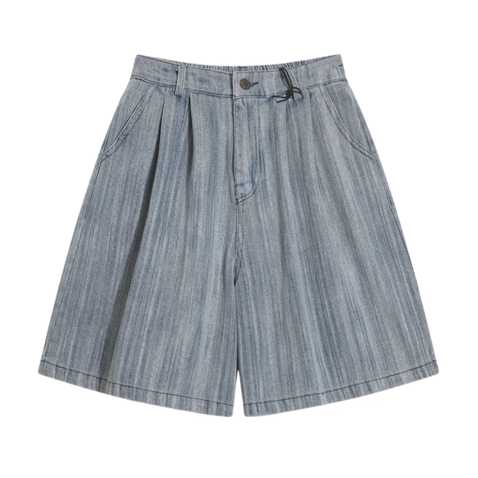 Mens Vintage Denim Shorts Streetwear Hip Hop Punk Knee Length Pants Men Harajuku Striped Wide-leg Jeans Short Male
Mens Vintage Denim Shorts Streetwear Hip Hop Punk Knee Length Pants Men Harajuku Striped Wide-leg Jeans Short Male